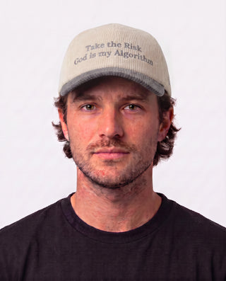 Boné "Take the Risk God is my Algorithm" Gray