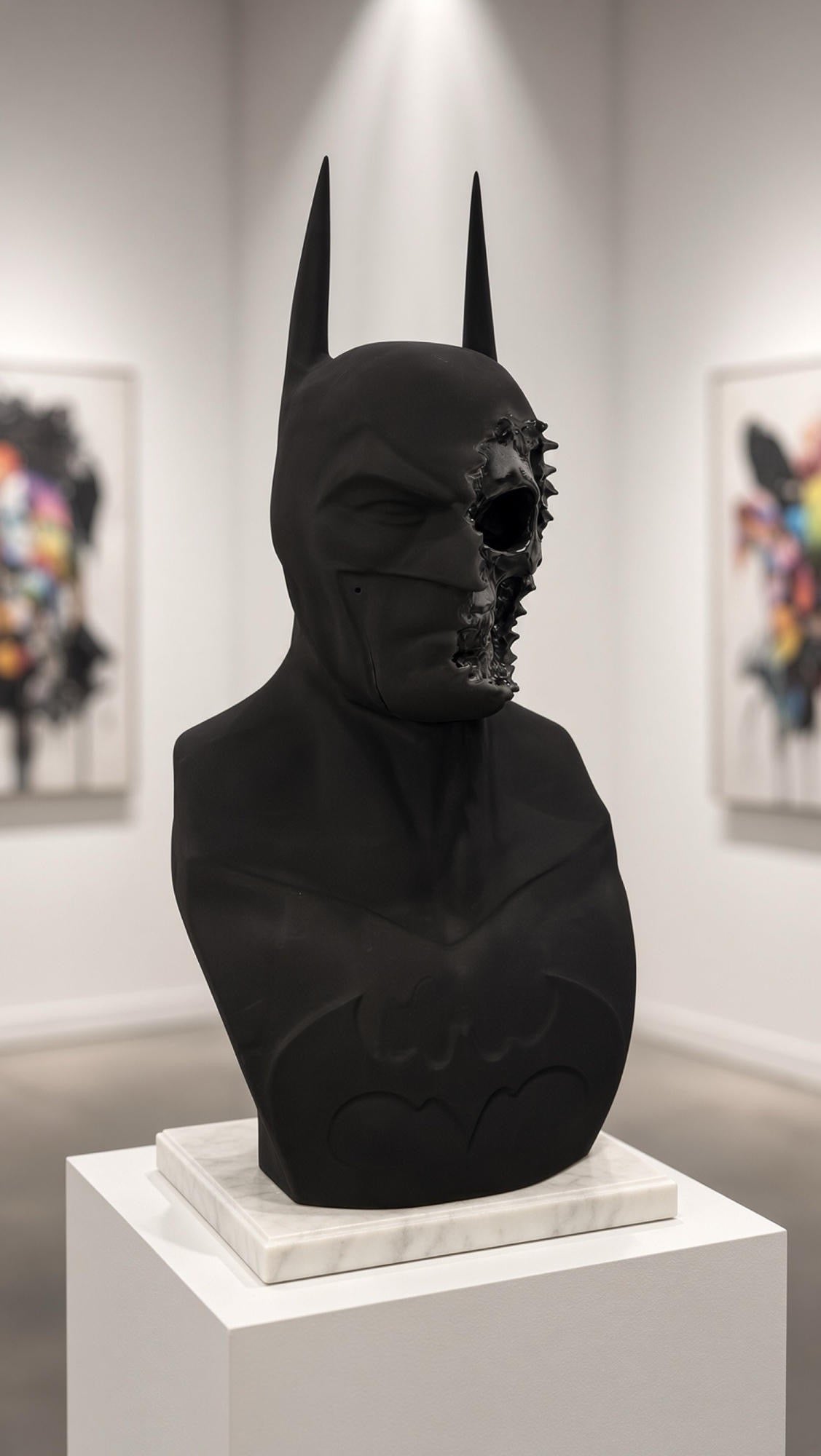 Batman Skull Vanta Black
