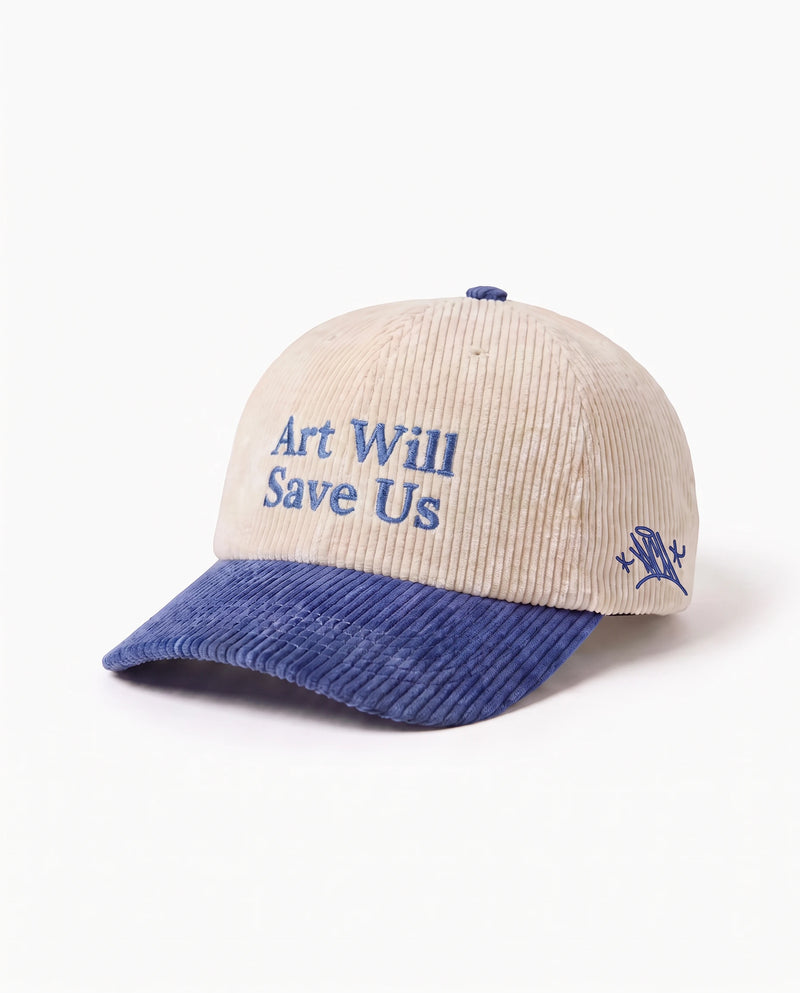 Boné "Art Will Save Us" Azul