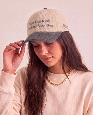 Boné "Take the Risk God is my Algorithm" Gray