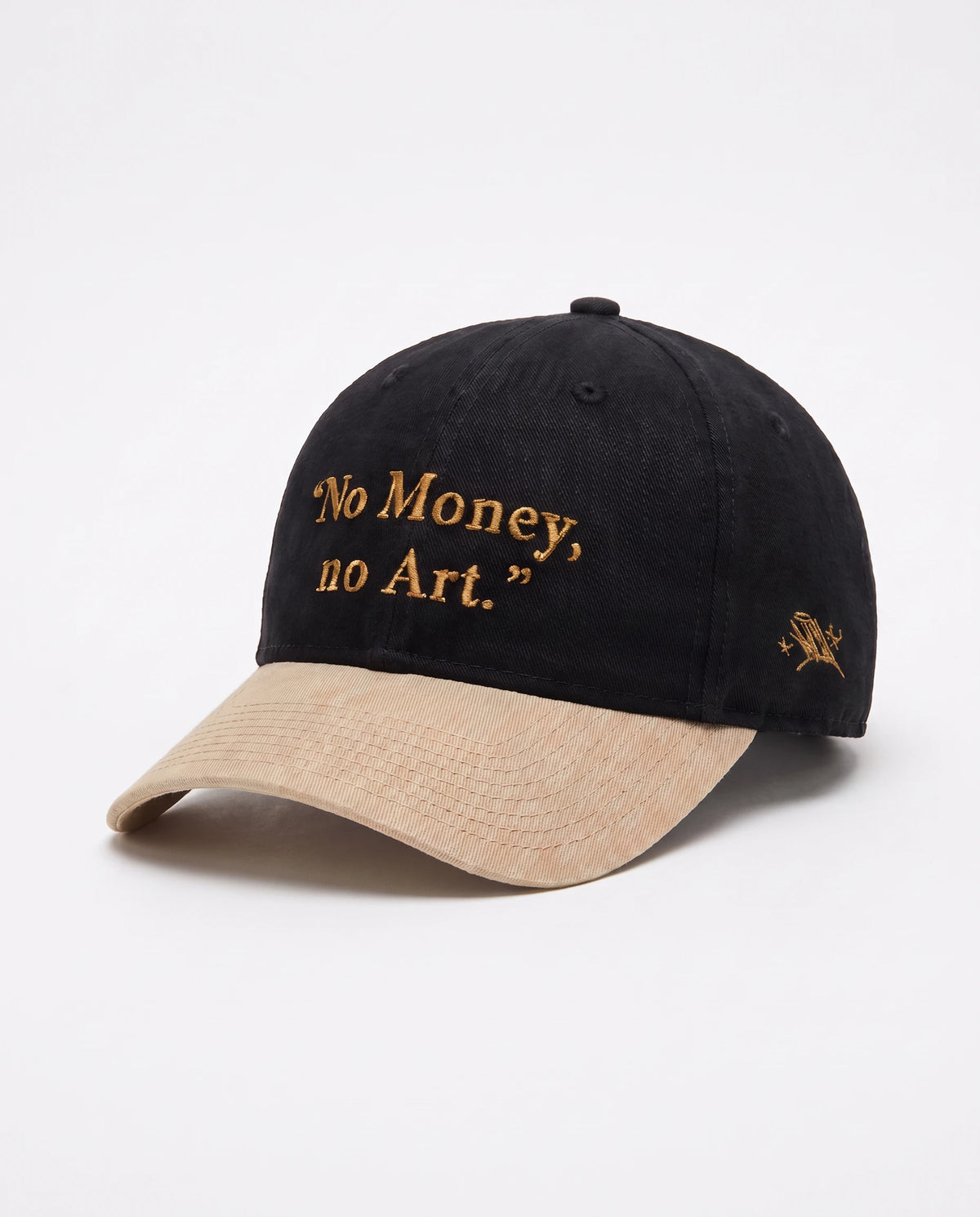 Boné "No Money, No Art" Preto