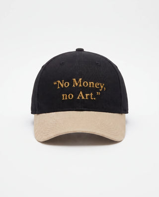 Boné "No Money, No Art" Preto