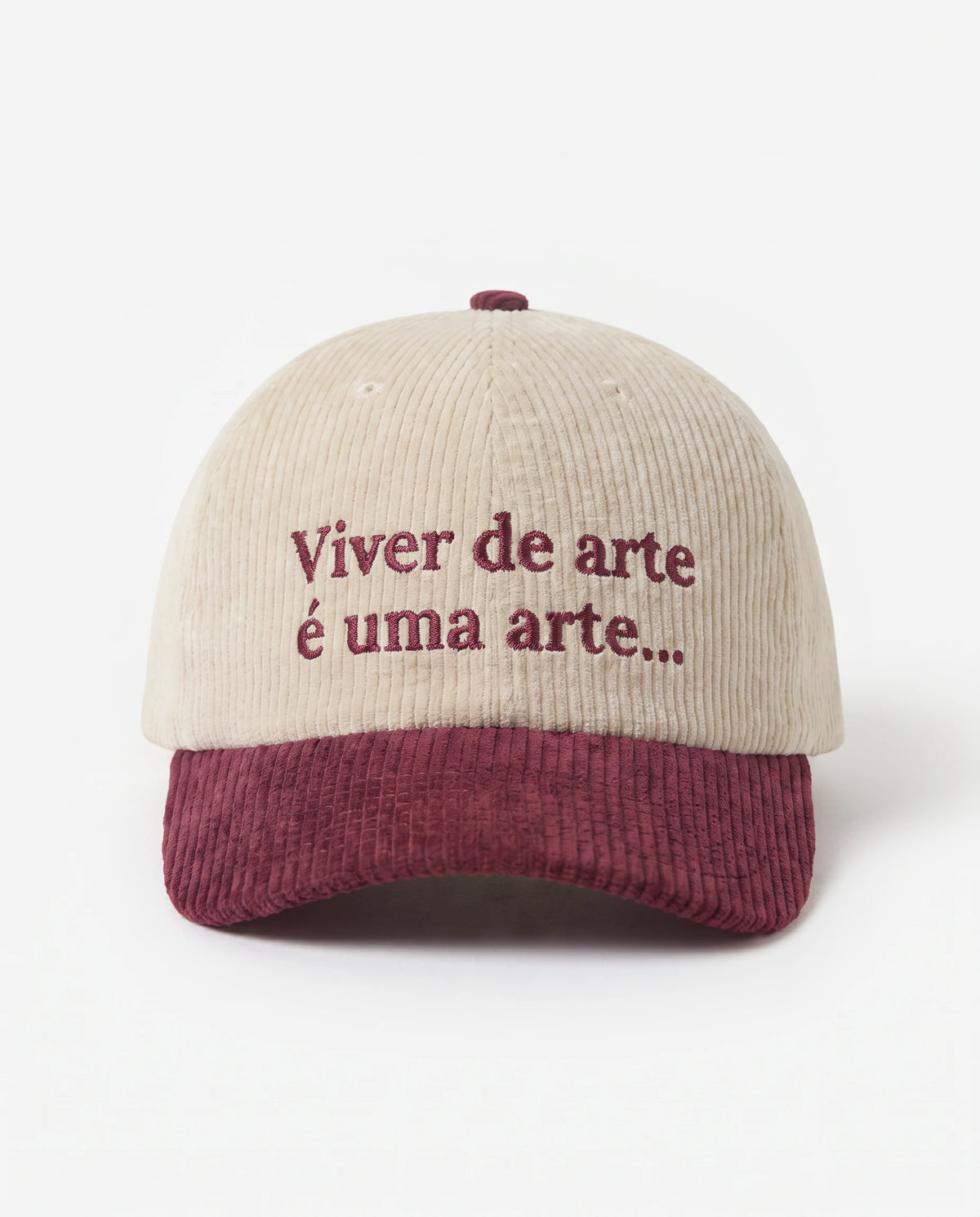 Boné "Viver de Arte é uma Arte" Vinho